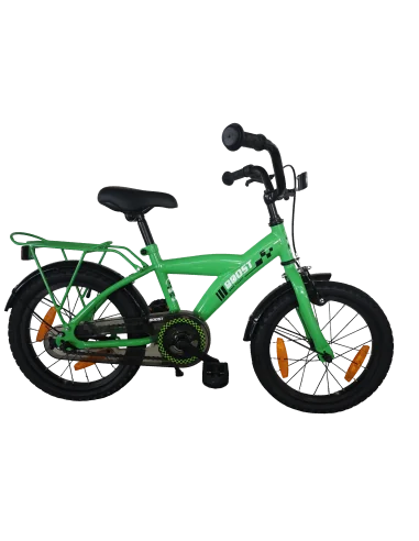 Kinderfiets Bikefun Boost 16 inch met remnaaf - Groen