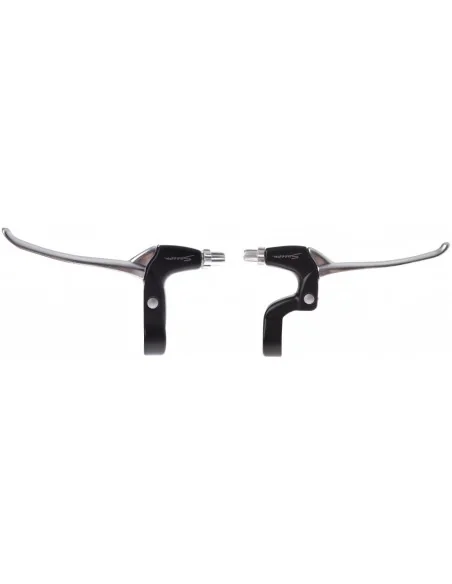 Remgreepset Saccon voor rollerbrake - 4 vingers - zwart / zilver