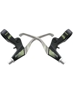 Remgreepset Saccon V-brake - 3 vingers - zwart / zilver