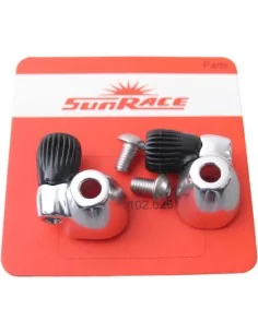 Down-tube kabelstopper Sunrace SP131 - links en rechts - zilver (1 set)