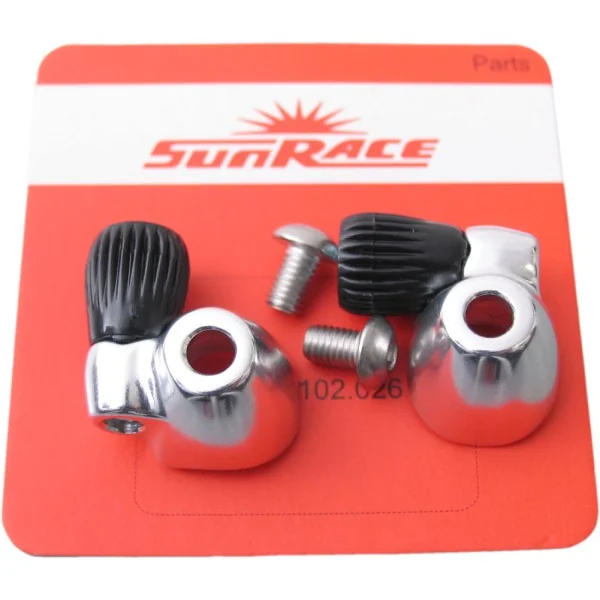 Down-tube kabelstopper Sunrace SP131 - links en rechts - zilver (1 set)