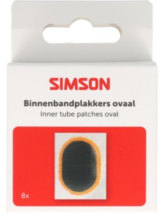 Simson Binnenbandpleisters ovaal 8st