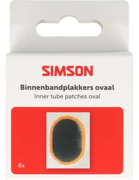 Simson Binnenbandpleisters ovaal 8st