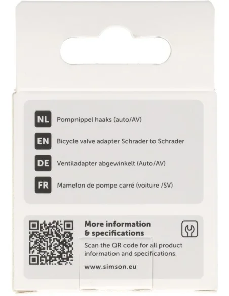 Pompnippel Simson haaks auto/AV