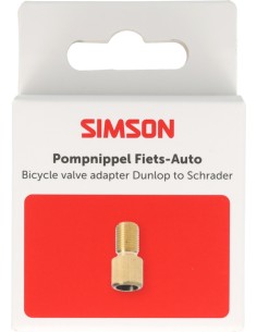 Pompnippel Simson fiets/auto