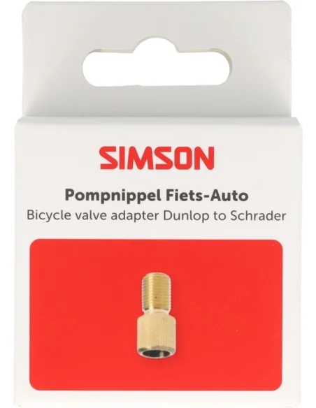 Pompnippel Simson fiets/auto