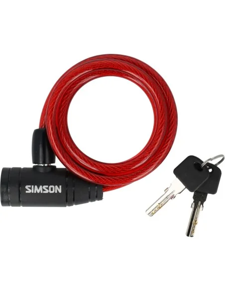 Spiraalkabelslot Simson Kinder 8mm x 90cm