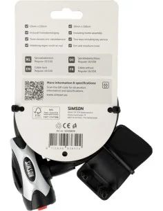 Spiraalkabelslot Simson Regular size XL - 10mm x 150cm 2