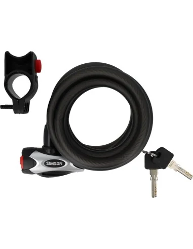Spiraalkabelslot Simson Pro size XXL - 12mm x 180cm