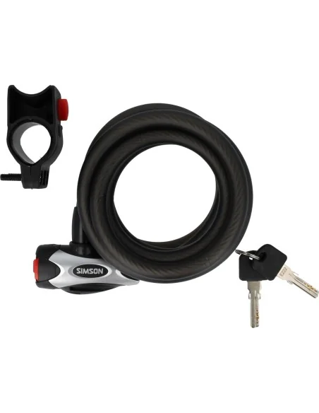 Spiraalkabelslot Simson Pro size XXL - 12mm x 180cm