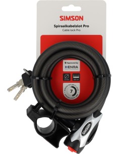 Spiraalkabelslot Simson Pro size XXL - 12mm x 180cm 2