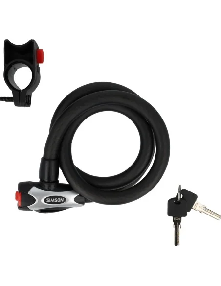Spiraalkabelslot Simson Excellent size L - 15mm x 100cm