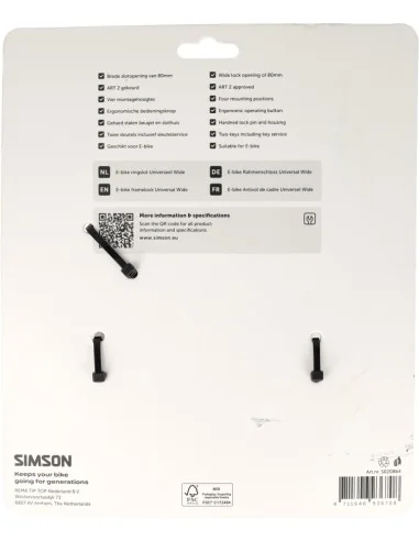 Ringslot Simson Universeel Wide 80mm