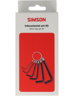 Inbussleutelset Simson 6-delig 2
