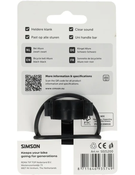 Bel Simson Allure - zwart-zwart