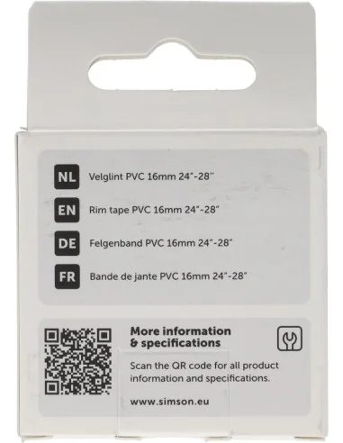 Velglint Simson 24i -28i 16mm breed PVC