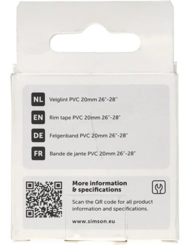 Velglint Simson 24i -28i 20mm breed PVC