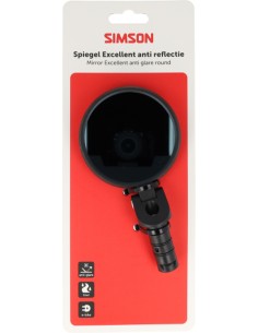 Spiegel Simson Excellent anti-reflectie rond