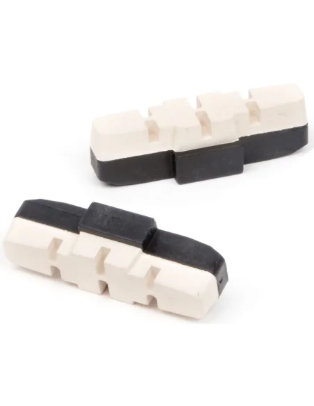 Rembloksets Elvedes power pads Magura HS11 / HS33 - witte compound (op kaart)