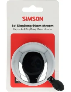 Bel Simson DingDong chroom - 60 mm 2