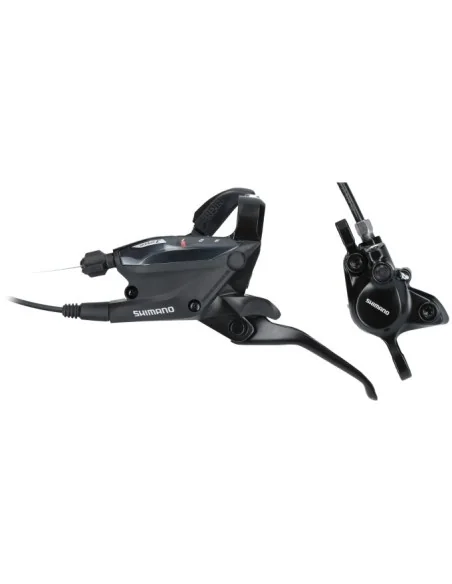 Hydraulische remset 3 speed Shimano ST-EF505 / MT200 - zwart