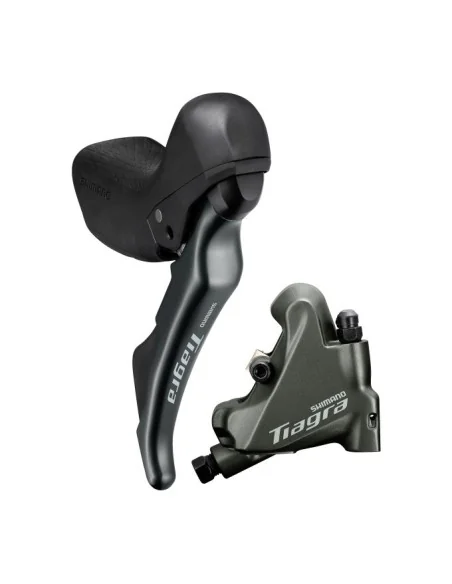 Schijfrem-/schakelset 10 speed Shimano Tiagra ST-4720 / BR-4770 Flat Mount