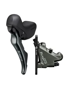 Schijfrem-/schakelset 2 speed Shimano Tiagra ST-4720 / BR-4770 Flat Mount