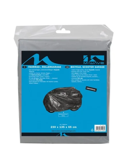 Fietshoes M-Wave universeel - zwart