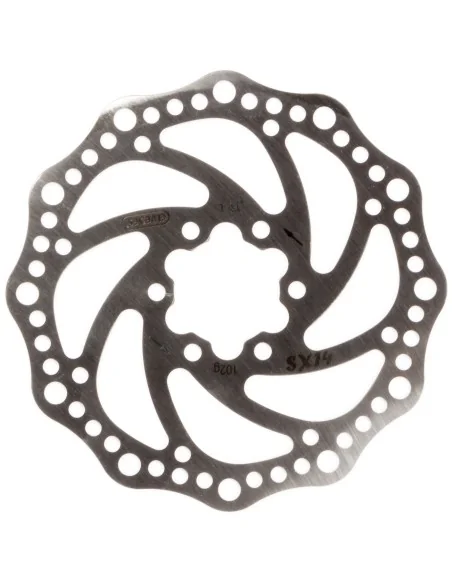 Remschijf Elvedes SX14 RVS Ø140mm met 6 remschijfboutjes