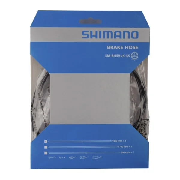 Remleiding schijfrem Shimano SM-BH59 1000mm - zwart