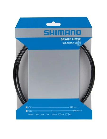 Remleiding schijfrem Shimano Deore LX SM-BH90 1000mm zwart