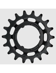 Tandwiel KMC Voor Shimano 18T O-MO Staal 3/32 inch - Zwart