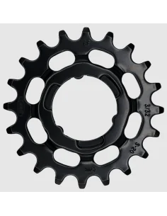 Tandwiel KMC Voor Shimano 20T O-MO Staal 3/32 inch - Zwart