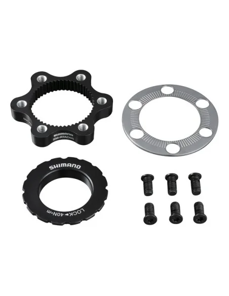 Remschijfadapter Shimano SM-RTAD05 van 6-bouts remschijf naar Center Lock naaf