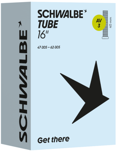 Binnenband Schwalbe AV3 16" 47/62-305 - 40mm ventiel