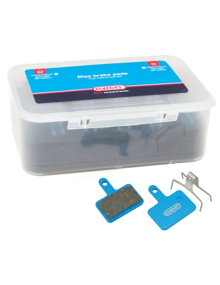 Schijfremblokset Elvedes organisch Shimano diversen / Tektro / Draco / Orion / Aquila / RST (10 paar)