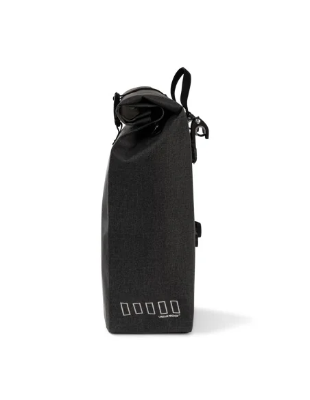 Fietstas Urban Proof District Recycled - 20 liter - zwart