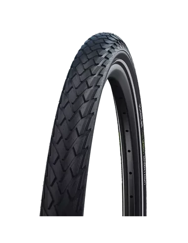 Buitenband Schwalbe Green Marathon GreenGuard 28 x 1.50"/ 40-622 - zwart met reflectie