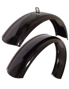 Spatbordset 20" ATB gemaakt van staal 55mm - zwart