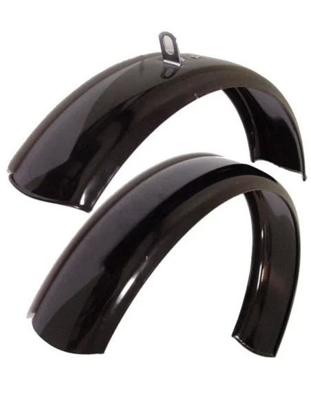 Spatbordset 24" ATB gemaakt van staal 60mm - zwart