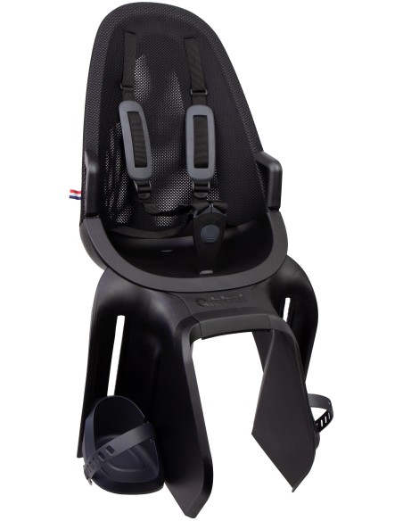 Kinderzitje achter Qibbel Air met dragerbevestiging (CFS) - Midnight Black
