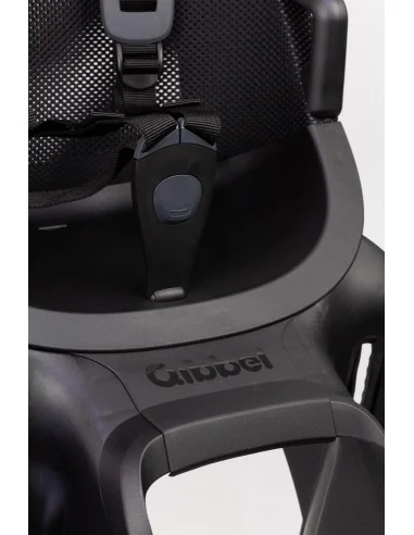 Kinderzitje achter Qibbel Air met dragerbevestiging (CFS) - Midnight Black