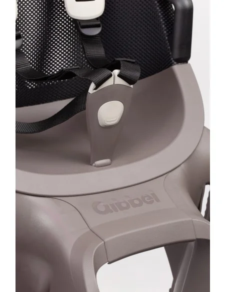 Kinderzitje achter Qibbel Air met dragerbevestiging (CFS) - Hazel Brown