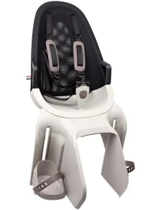 Kinderzitje achter Qibbel Air met dragerbevestiging (CFS) - Pebble Grey