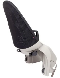 Kinderzitje achter Qibbel Air met dragerbevestiging (CFS) - Pebble Grey 2