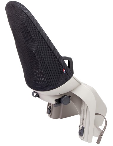 Kinderzitje achter Qibbel Air met dragerbevestiging (CFS) - Pebble Grey