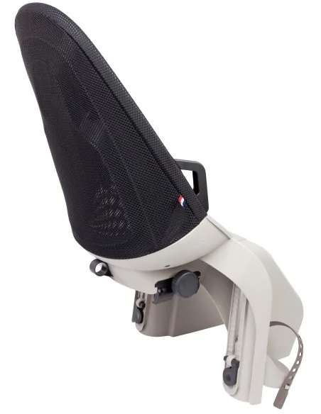 Kinderzitje achter Qibbel Air met dragerbevestiging (CFS) - Pebble Grey