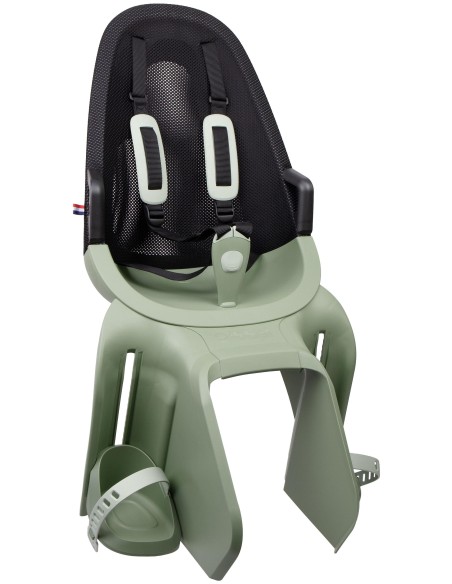 Kinderzitje achter Qibbel Air met dragerbevestiging (CFS) - Sage Green