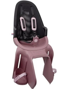 Kinderzitje achter Qibbel Air met dragerbevestiging (CFS) - Plum Rose
