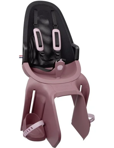 Kinderzitje achter Qibbel Air met dragerbevestiging (CFS) - Plum Rose